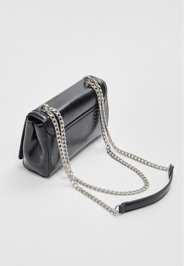 Stradivarius Crossbody bag with a square closure  Black OS - Image 2