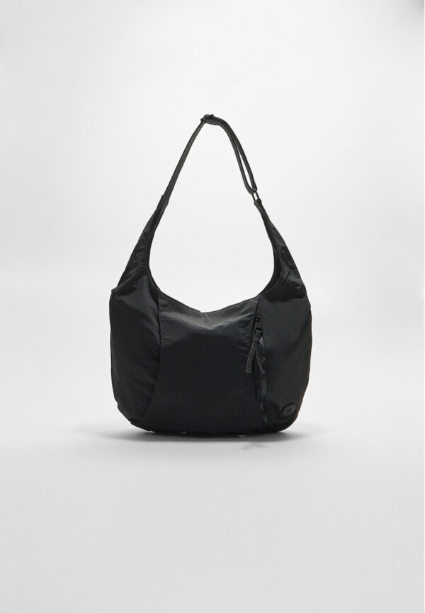 Stradivarius Fabric moon shoulder bag  Black OS