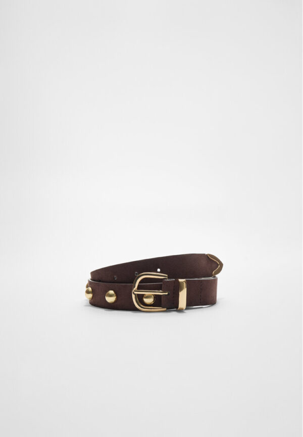 Stradivarius Belt with studs  Beige 26