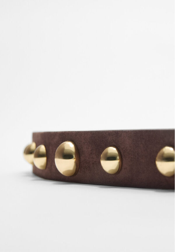 Stradivarius Belt with studs  Beige 26 - Image 2