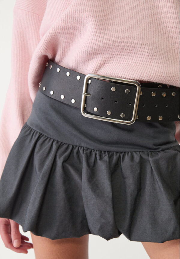 Stradivarius Wide studded belt  Black 34 - Image 3