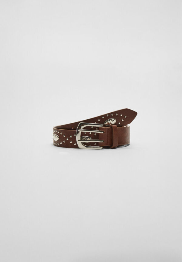 Stradivarius Belt with metal appliqués  Brown 26