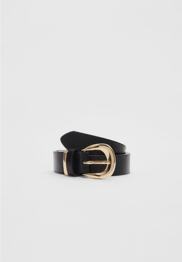 Stradivarius Belt with metal detail  Black 26