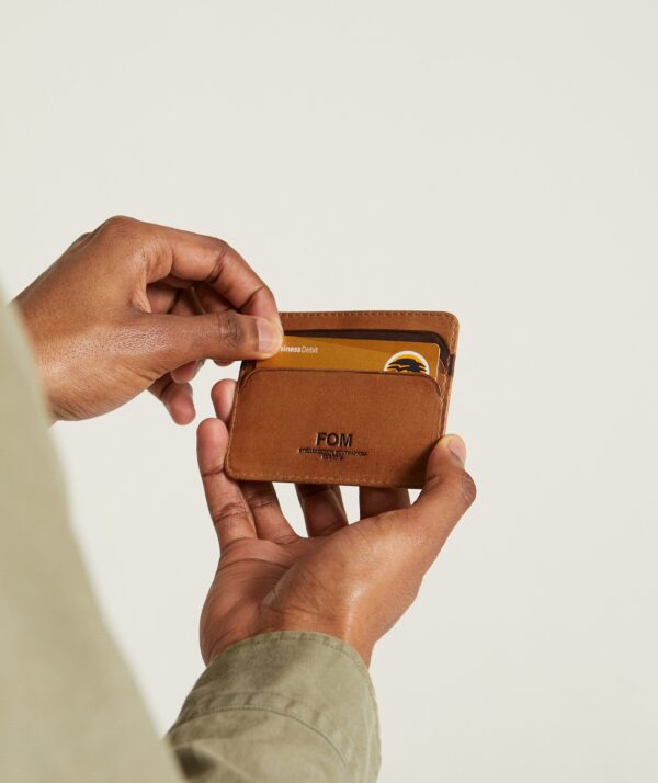 Card Holder - Pecan & Okavango