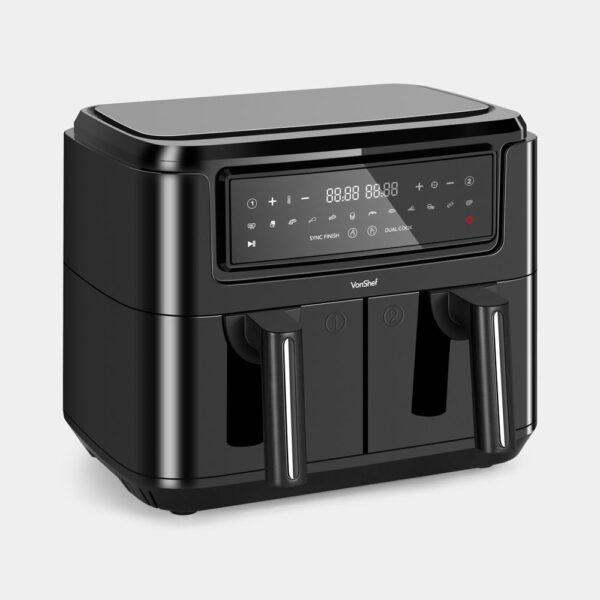 Dual Air Fryer with Liners - 9L