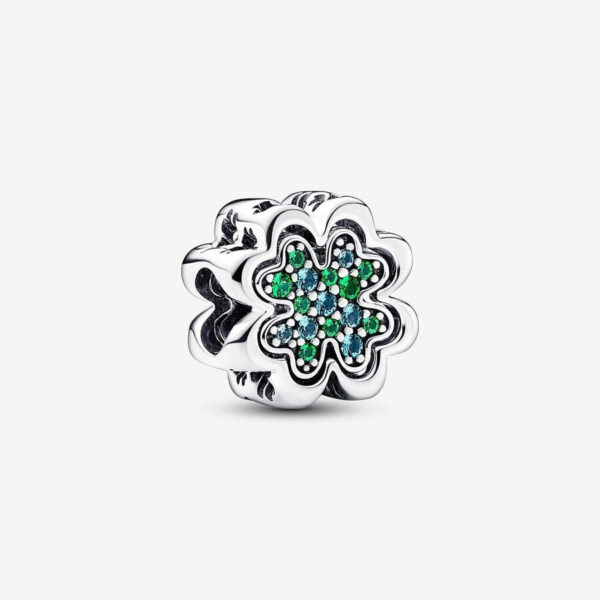 Splittable Four Leaf Clover Charm