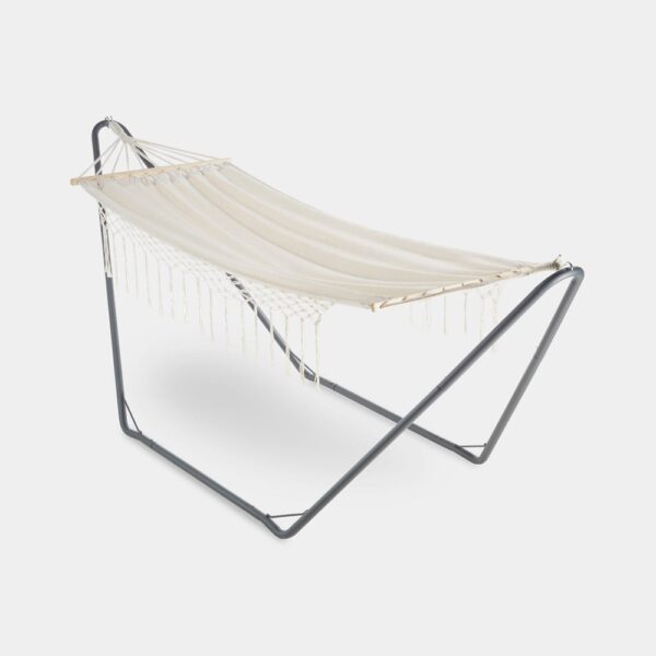 1 Person Boho Fringe Hammock with Stand