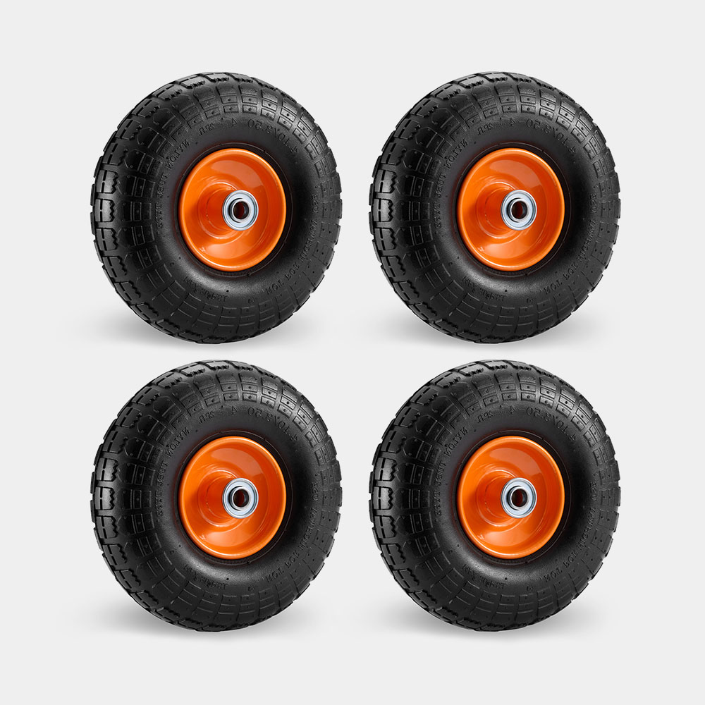 10” Spare Pneumatic Wheels 4 Pack