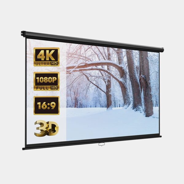 100-Inch Pull-Down Projector Screen