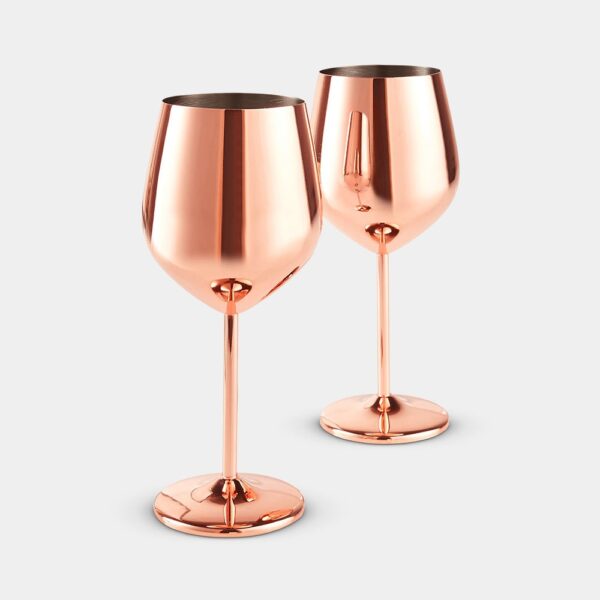 Rose Gold Wine Glasses