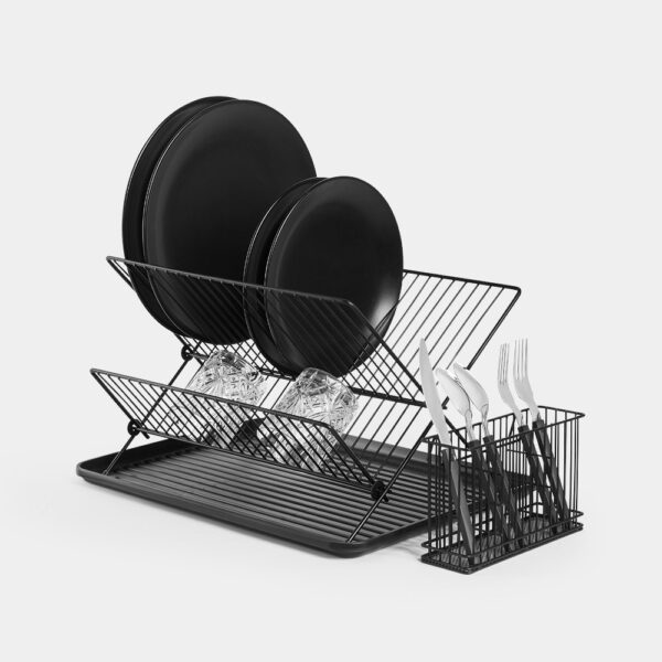 Matte Black Dish Drainer