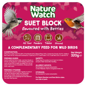 Extra Select Suet Block - Berry