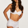 Hunkemöller Secret Lace maxi rio briefs White
