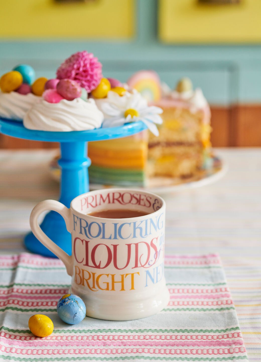 Easter Toast Daffodils & Tulips 1/2 Pint Mug - Unique Handmade & Handpainted English Earthenware Tea/Coffee Mug | Emma Bridgewater - Image 7