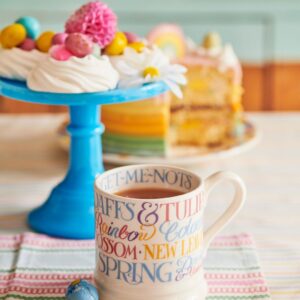 Easter Toast Daffodils & Tulips 1/2 Pint Mug - Unique Handmade & Handpainted English Earthenware Tea/Coffee Mug | Emma Bridgewater