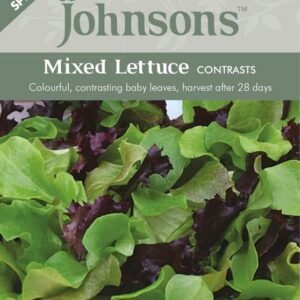 Johnsons Speedy Salads Mixed Lettuce Contrast Seeds