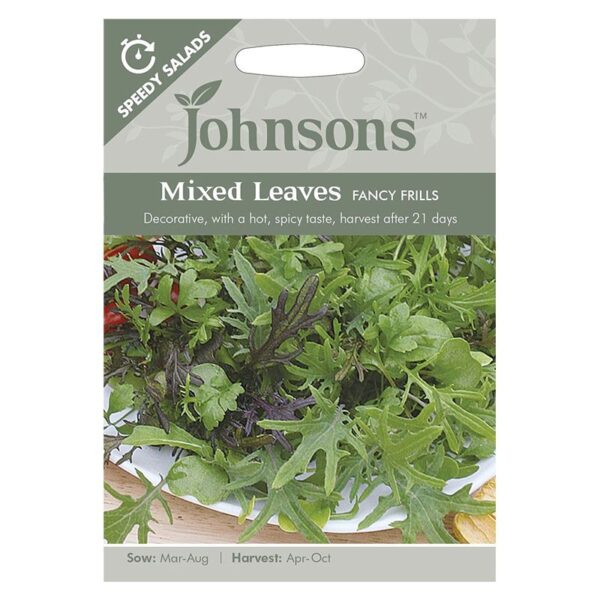 Johnsons Speedy Salads Mixed Leaves Fancy Frills Seeds