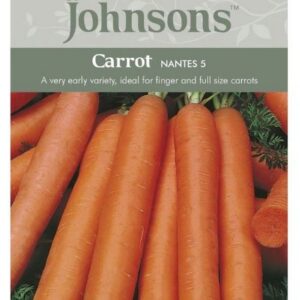 Johnsons Carrot Nantes 5 Seeds