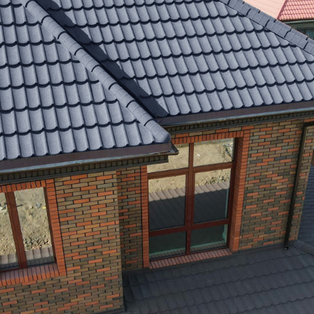 Tudor Tile Stone Coated Metal Roofing Shingles 5pcs