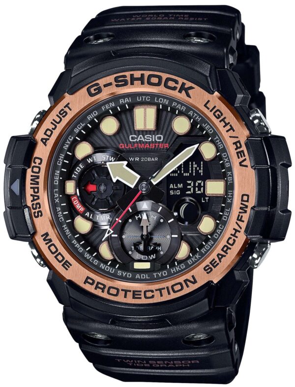 Casio Gshock Gulfmaster of G Vintage Black Alarm Chronograph Watches