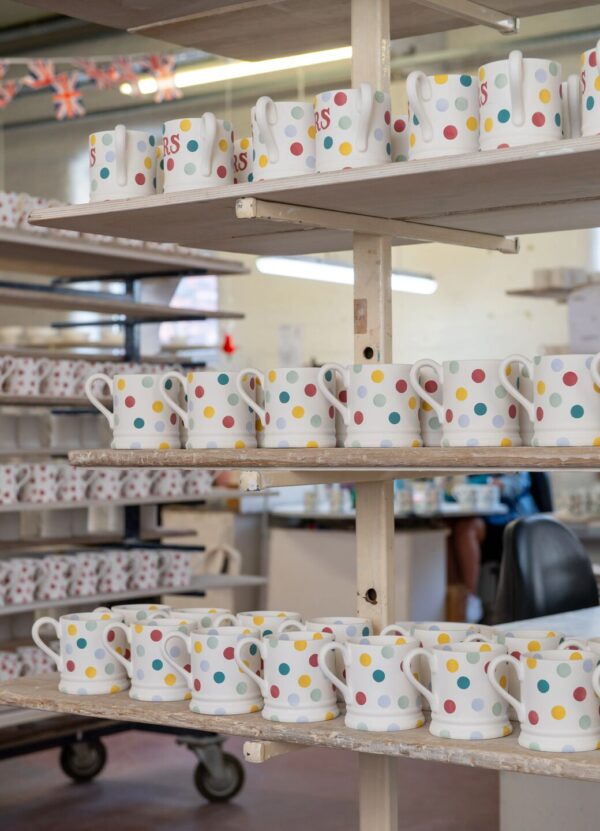 Seconds Polka Dot 1/2 Pint Mug - Unique Handmade & Handpainted English Earthenware Tea/Coffee Mug  | Emma Bridgewater - Image 6