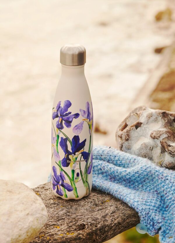 Blue Iris Chillys Insulated Chilly's Bottle - Eco-Friendly Insulated Metal Drinks Flask  | Emma Bridgewater