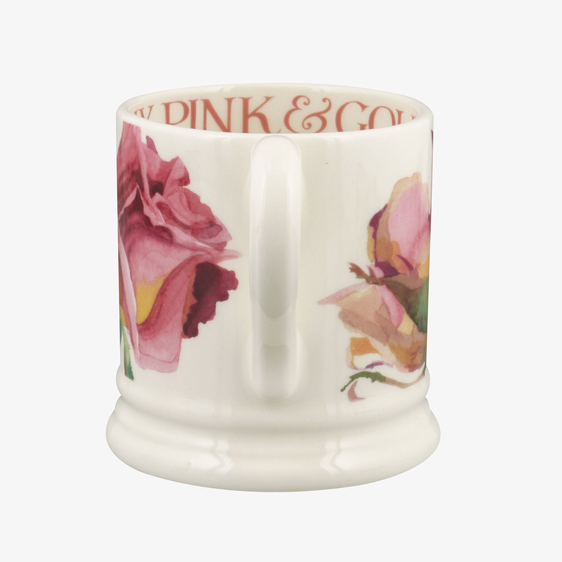 Emma Bridgewater Seconds Peachy Pink 1/2 Pint Mug - Unique Handmade & Handpainted English Earthenware Tea/Coffee Mug - Image 2