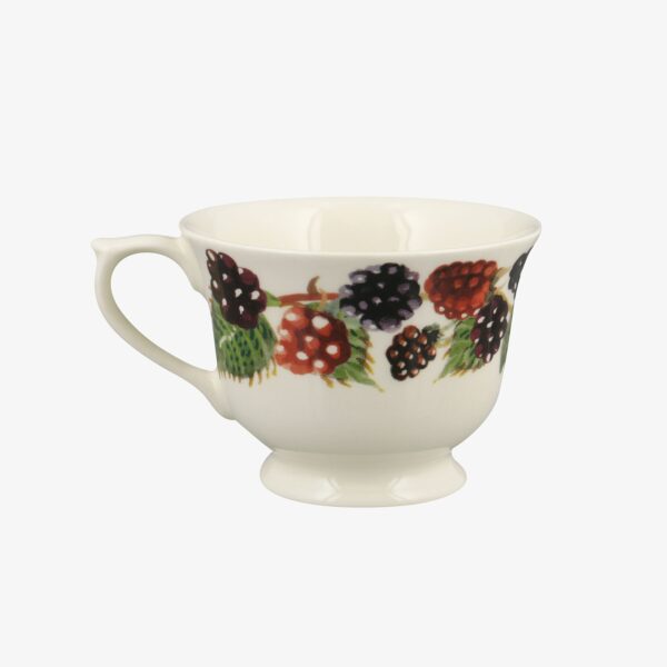 Seconds Fruits Blackberry Small Teacup - Unique Handmade & Handpainted English Earthenware Vintage Style Teacup & Saucer  | Emma Bridgewater - Image 3