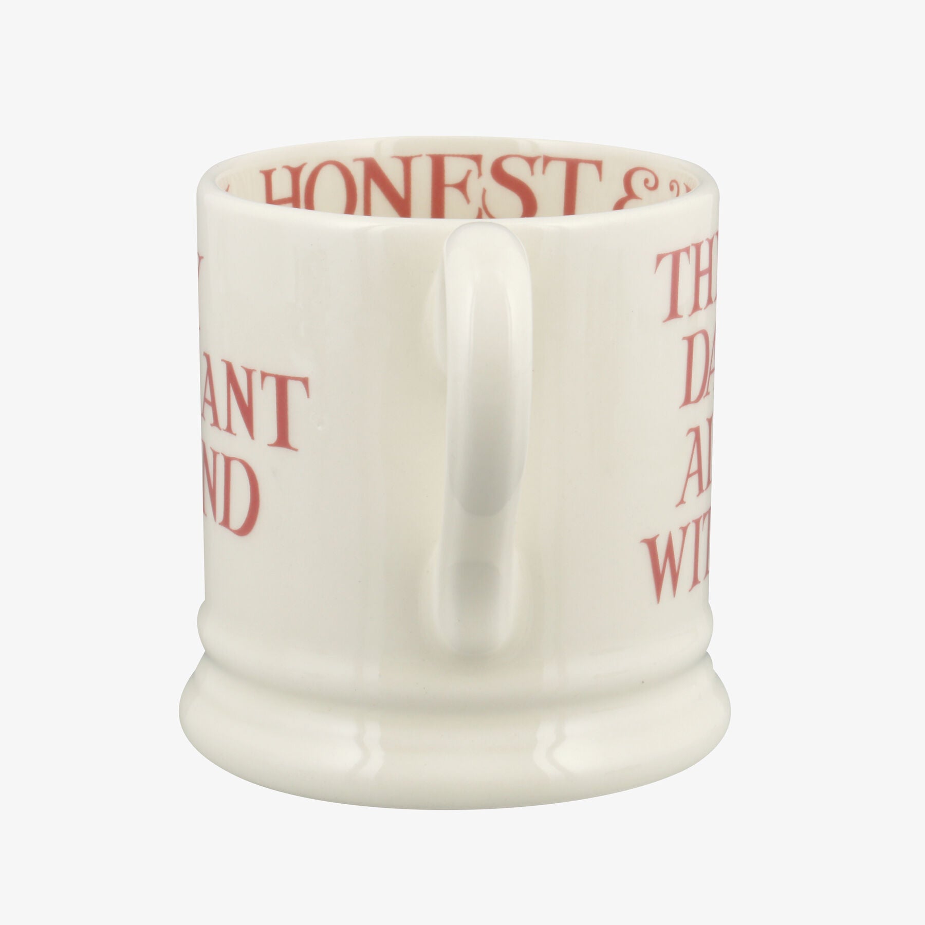 Emma Bridgewater Seconds Pink Toast My Brilliant Friend 1/2 Pint Mug - Unique Handmade & Handpainted English Earthenware Tea/Coffee Mug - Image 7
