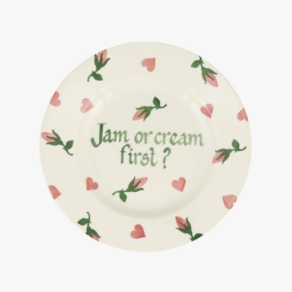 Personalised Little Rose Bud 8 1/2 Inch Plate  - Customise Your Own Pottery  | Emma Bridgewater