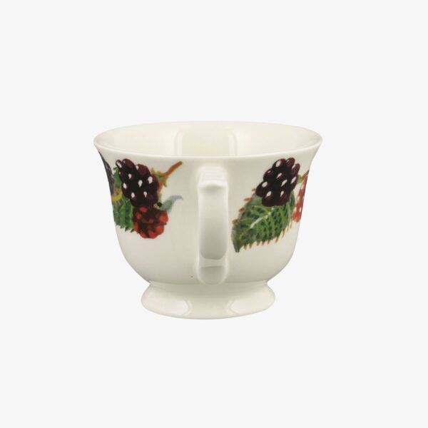 Seconds Fruits Blackberry Small Teacup - Unique Handmade & Handpainted English Earthenware Vintage Style Teacup & Saucer  | Emma Bridgewater - Image 2