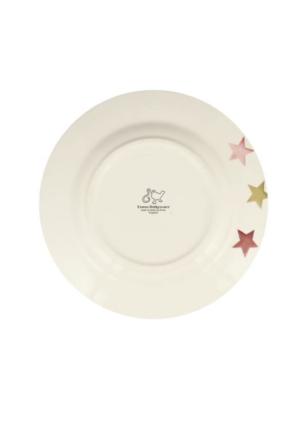 Personalised Pink & Gold Stars 8 1/2 Inch Plate  - Customise Your Own Pottery  | Emma Bridgewater - Image 2