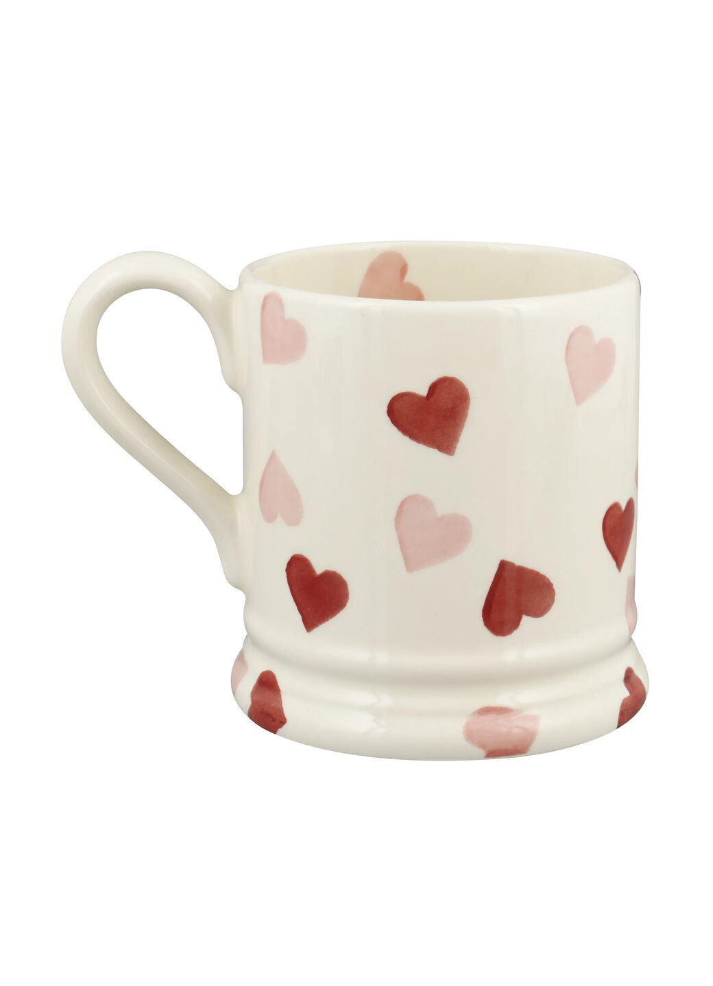 Emma Bridgewater Seconds Pink Hearts 1/2 Pint Mug - Unique Handmade & Handpainted English Earthenware Tea/Coffee Mug - Image 4