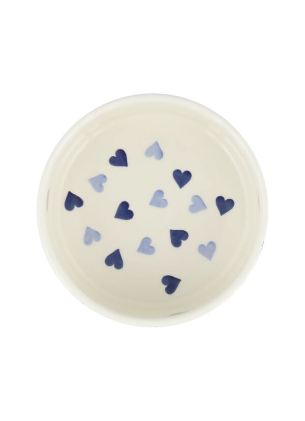 Personalised Blue Hearts Large Pet Bowl  - Customise Your Own Pottery  | Emma Bridgewater - Image 3