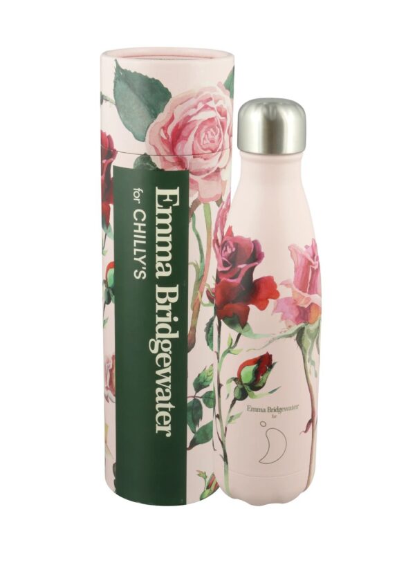 Roses Chilly's Insulated Chilly's Bottle - Eco-Friendly Insulated Metal Drinks Flask  | Emma Bridgewater - Image 2