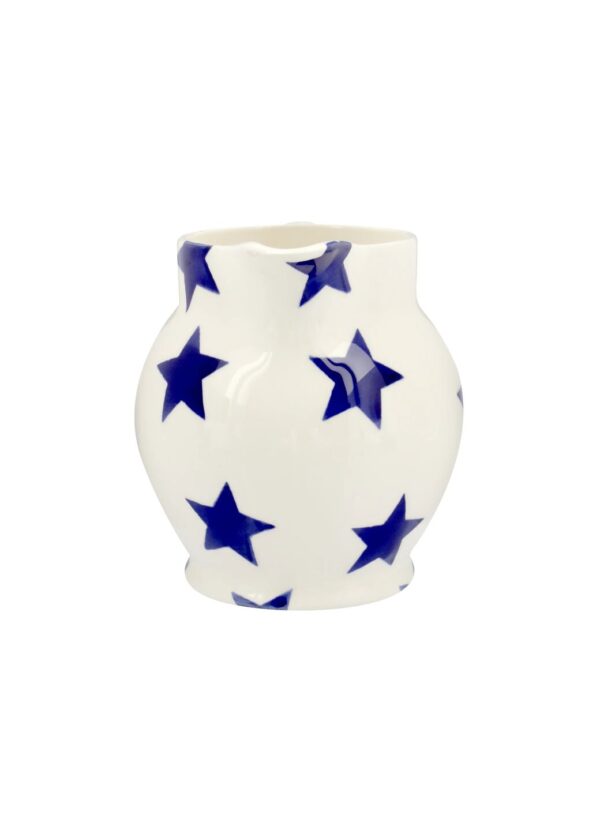 Seconds Blue Star 1/2 Pint Jug - Unique Handmade & Handpainted English Earthenware Decorative Jug  | Emma Bridgewater - Image 5