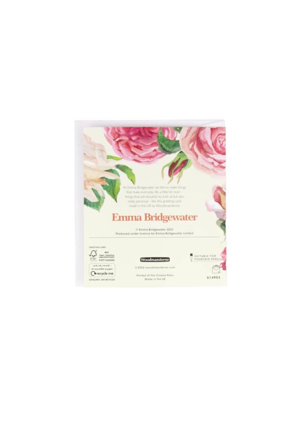 Emma Bridgewater |  Roses All My Life Pack Of 8 Thank You Cards - Image 3