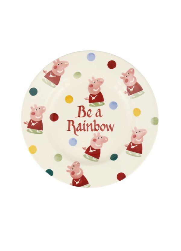 Personalised Peppa Pig 8 1/2 Inch Plate  - Customise Your Own Pottery  | Emma Bridgewater - Image 2