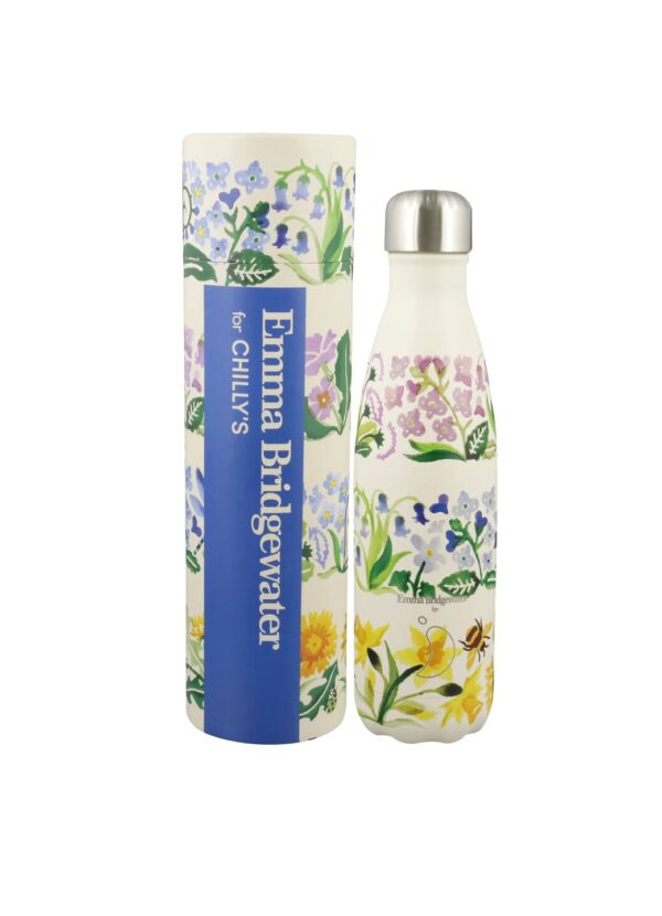 Wildflower Walks Chilly's 500Ml Insulated Chilly's Bottle - Eco-Friendly Insulated Metal Drinks Flask  | Emma Bridgewater - Image 3