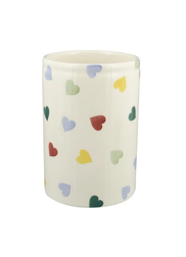 Personalised Polka Hearts Medium Vase  - Customise Your Own Pottery | Emma Bridgewater - Image 2