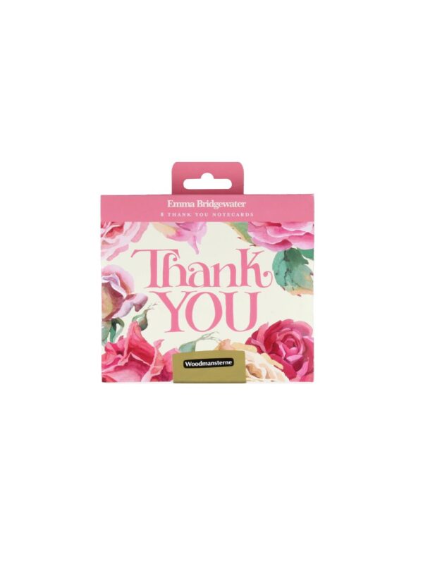 Emma Bridgewater |  Roses All My Life Pack Of 8 Thank You Cards