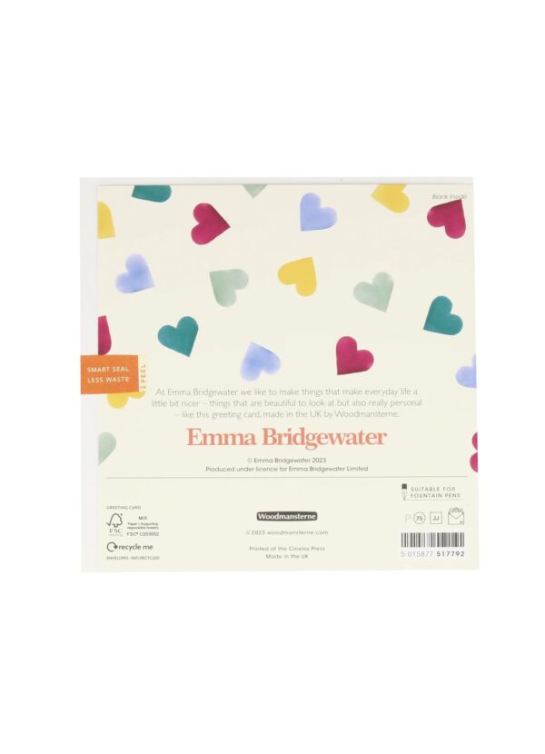 Lots Of Birthday Love Polka Hearts Birthday Card  | Emma Bridgewater - Image 2