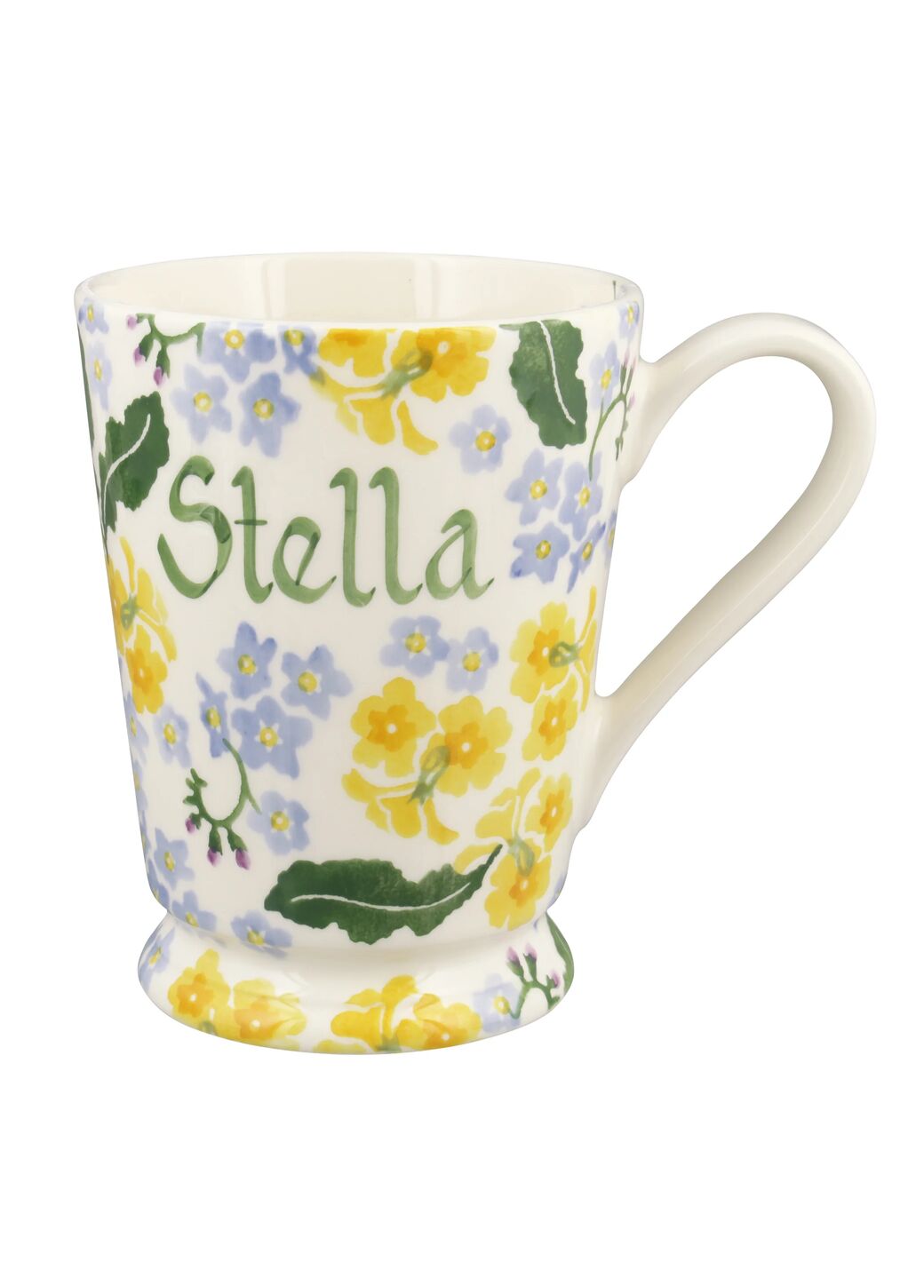 Personalised Forget Me Not & Primrose Cocoa Mug - Customise Your Own Pottery | Emma Bridgewater