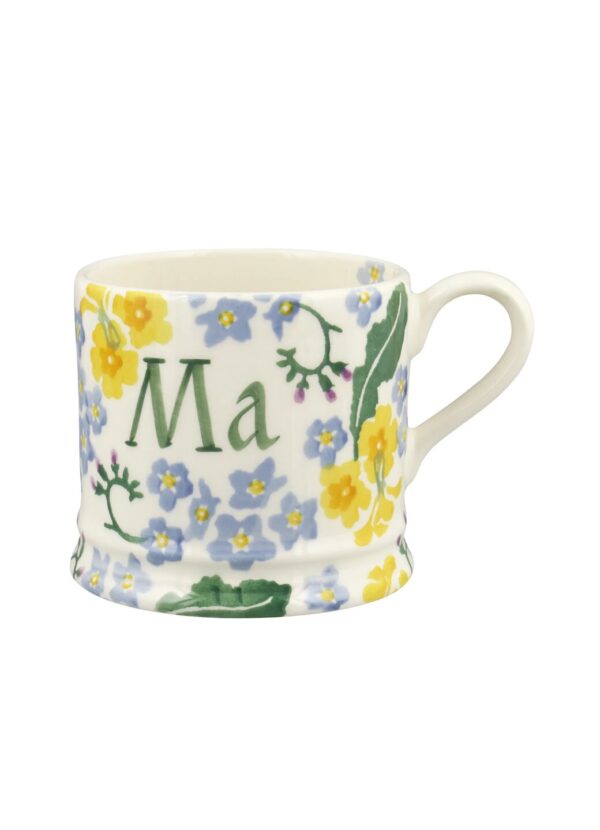 Personalised Forget Me Not & Primrose Small Mug  - Customise Your Own Pottery  | Emma Bridgewater