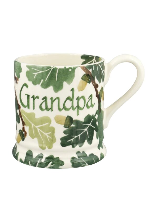 Personalised Oak 1/2 Pint Mug  - Customise Your Own Pottery  - Christmas Tableware and Serveware | Emma Bridgewater - Image 2