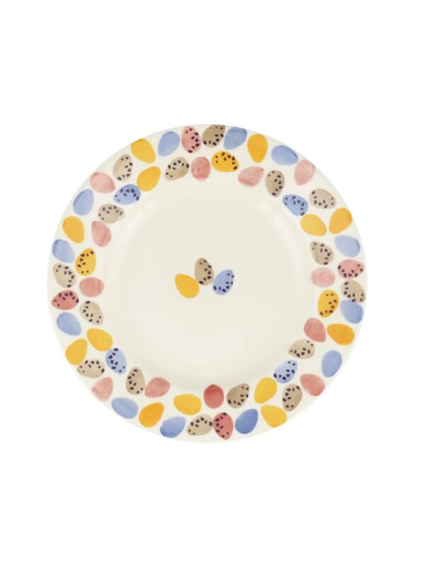 Mini Eggs 8 1/2 Inch Plate - Unique Handmade & Handpainted English Earthenware British-Made Pottery Plates  | Emma Bridgewater - Image 2