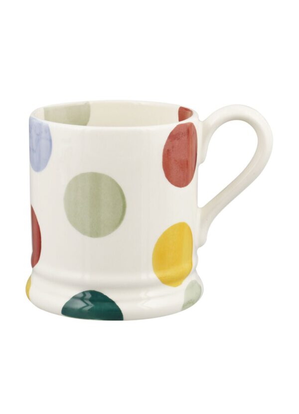 Seconds Big Polka Dots 1/2 Pint Mug - Unique Handmade & Handpainted English Earthenware Tea/Coffee Mug  | Emma Bridgewater - Image 2