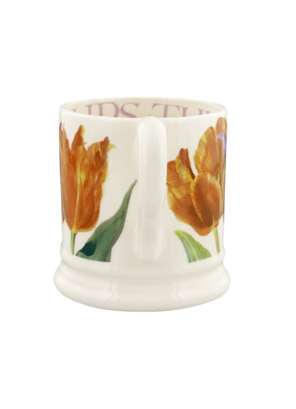 Seconds Tulips 1/2 Pint Mug - Unique Handmade & Handpainted English Earthenware Tea/Coffee Mug  | Emma Bridgewater - Image 3