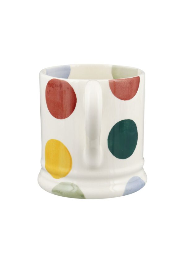 Seconds Big Polka Dots 1/2 Pint Mug - Unique Handmade & Handpainted English Earthenware Tea/Coffee Mug  | Emma Bridgewater - Image 3