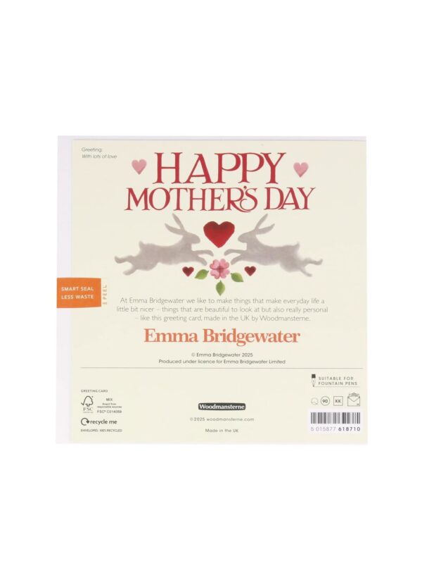 Emma Bridgewater  Lovebirds Mother's Day Card - Image 2